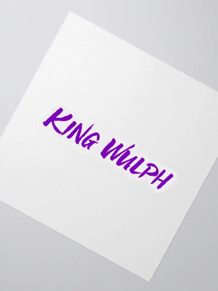 'Wulph Logo Text' Sticker product image (2)