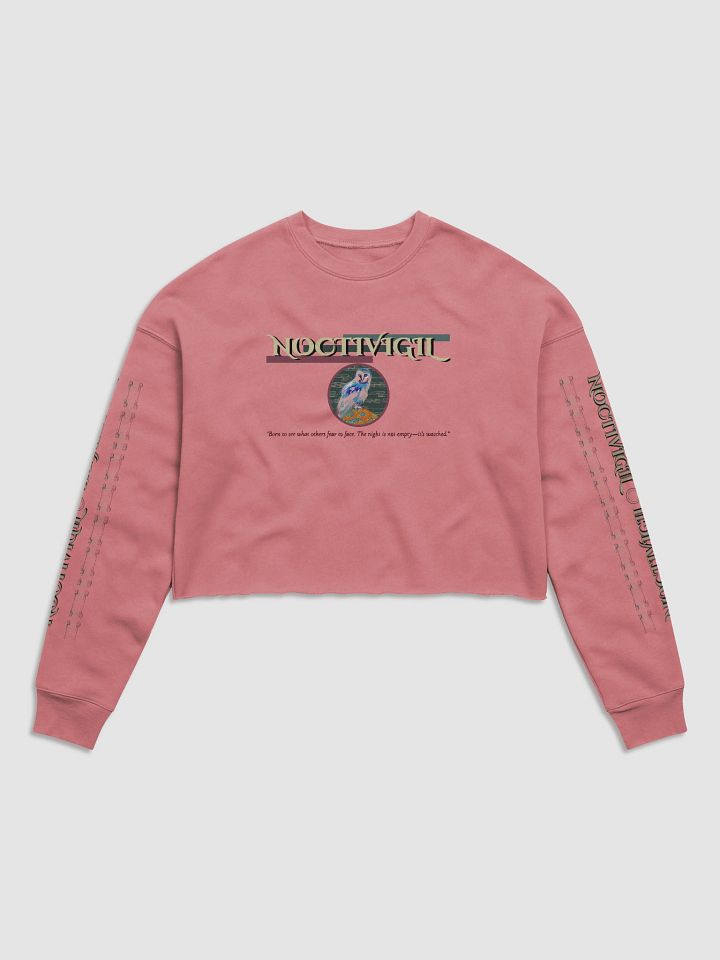 NOCTIVIGIL Bella+Canvas Women's Fleece Crop Sweatshirt product image (2)