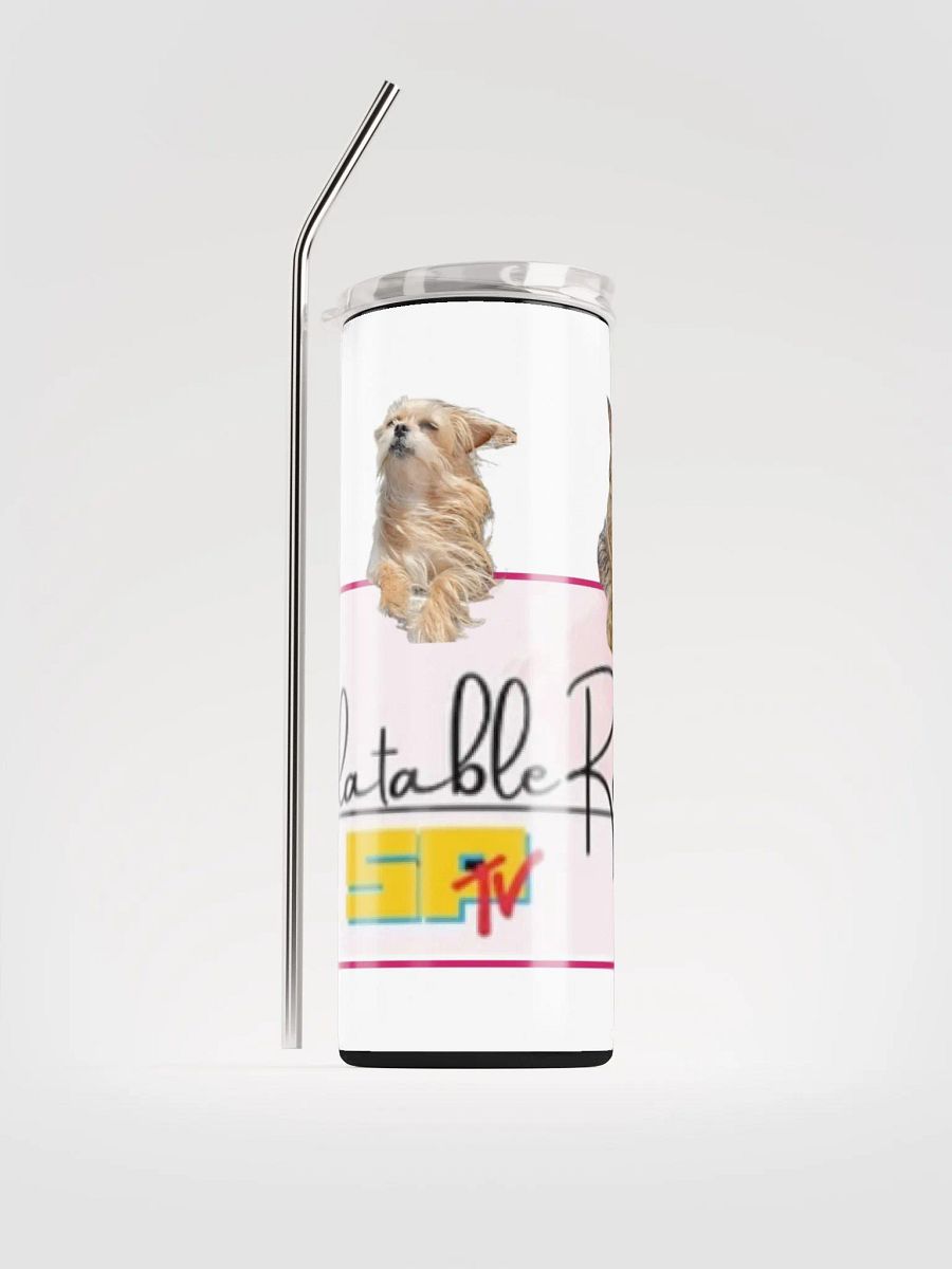 Furry Co-Hosts Logo Stainless Steel Tumbler with Straw product image (2)