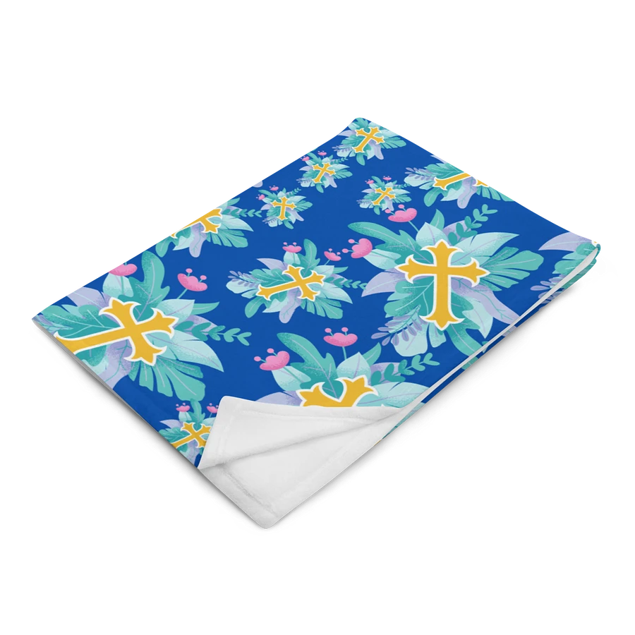 Floral Cross Patterned Blanket product image (2)