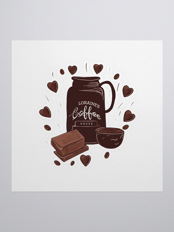 Limited Time Loraine's Coffee House Sticker product image (2)