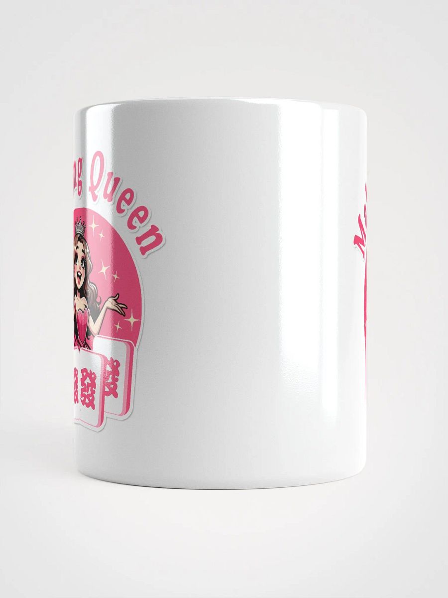 Pink Mahjong Queen WHITE COFFEE MUG product image (10)