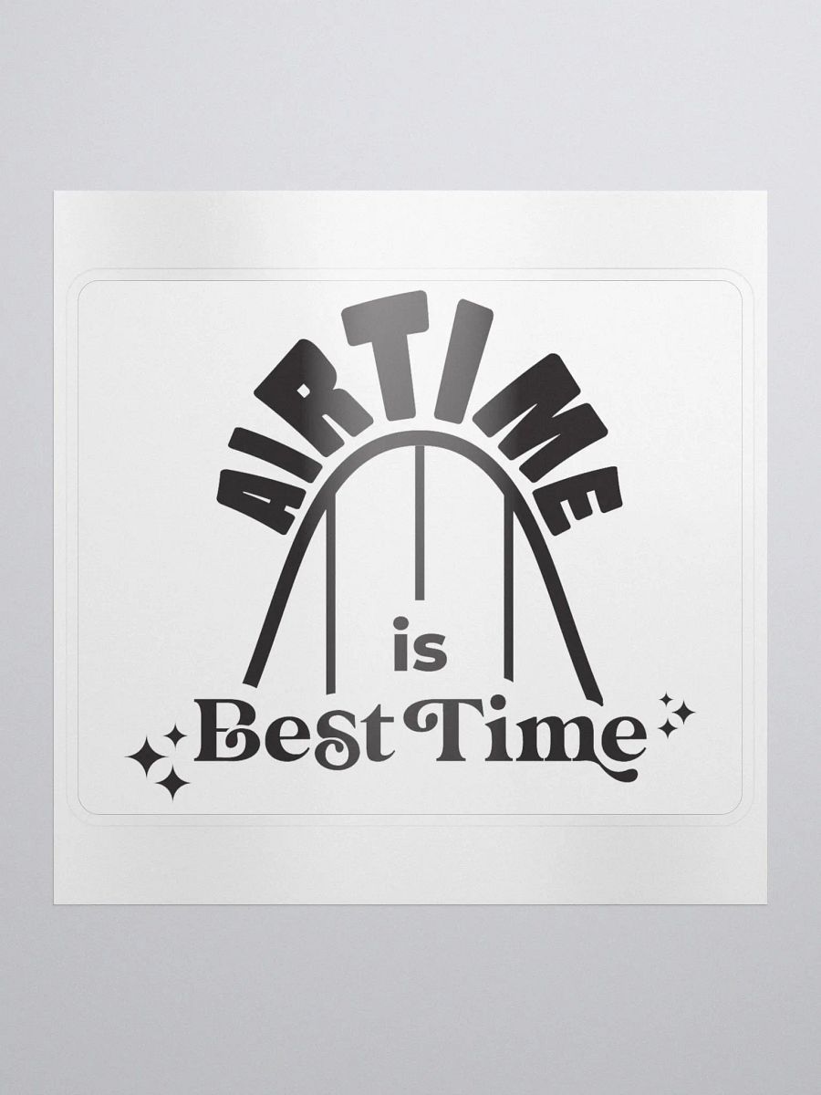 AIR TIME IS BEST TIME - sticker product image (1)