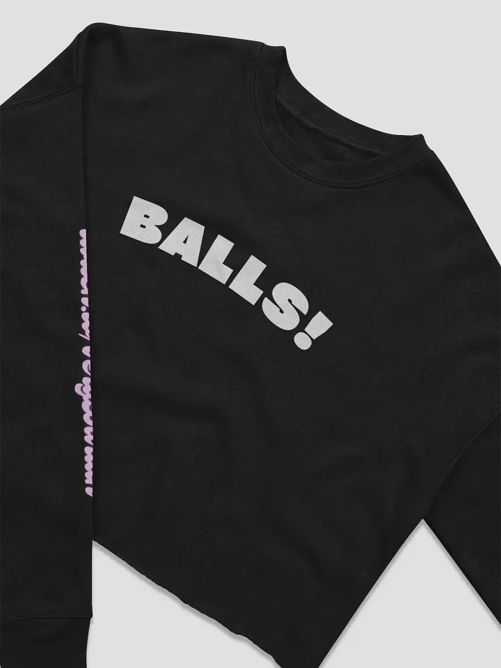 BALLS!™ Fleece Cropped Sweatshirt product image (10)