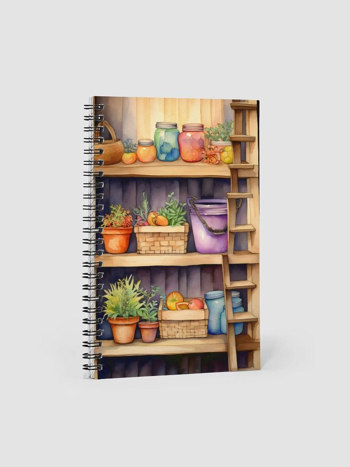 Wooden shelf Pantry Notebook product image (1)