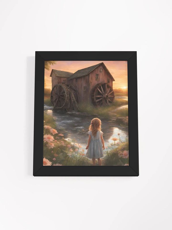 Sunset Watermill Serenity Poster product image (4)