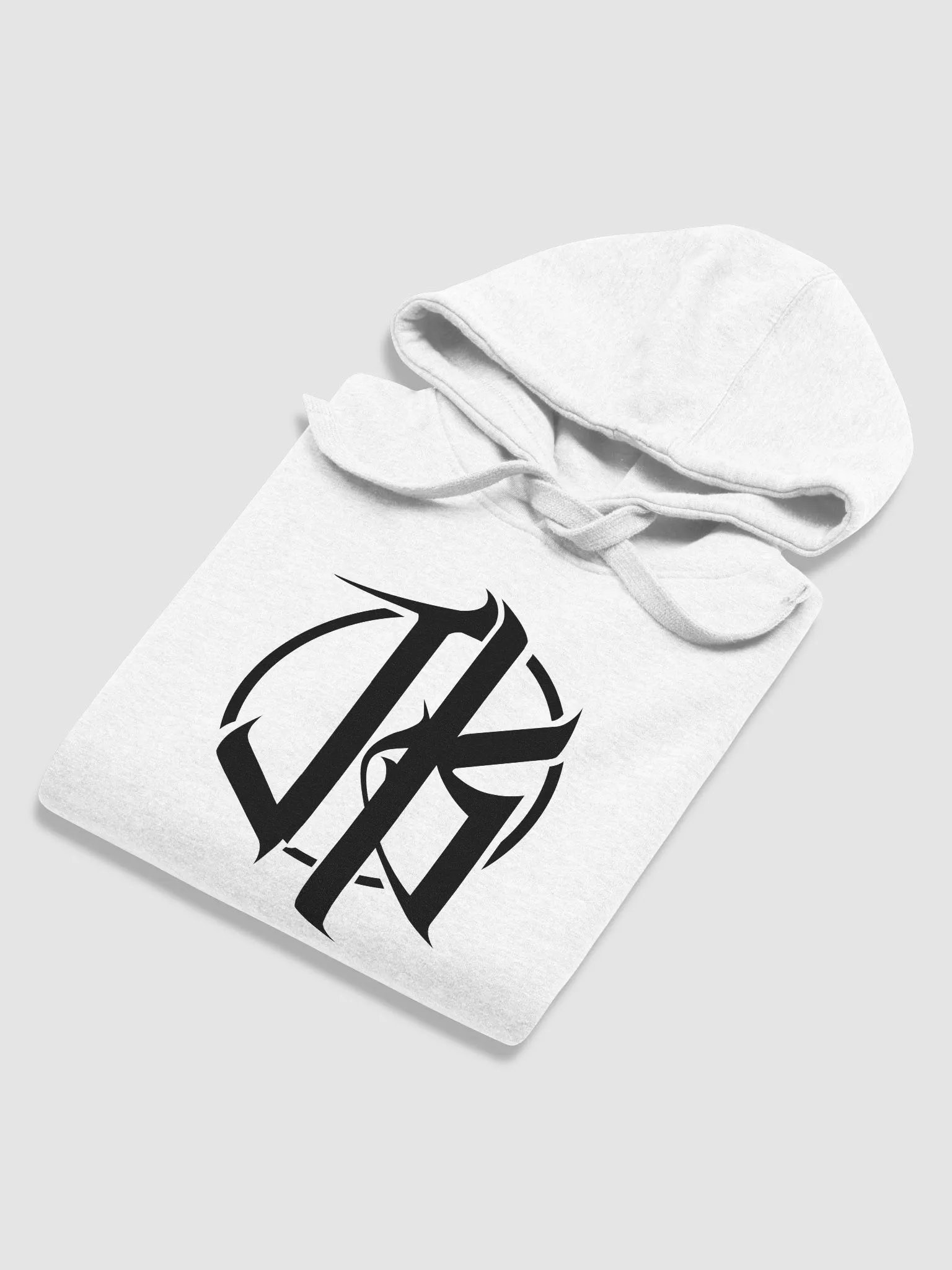 JK Logo Hoodie (Black on White) product image (5)