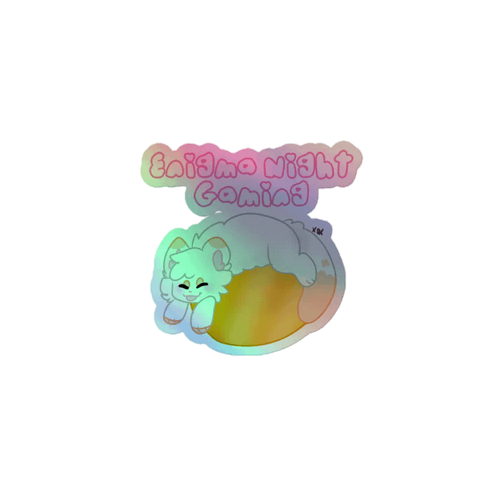 Enigma Night Gaming Holographic Sticker Pack product image (1)