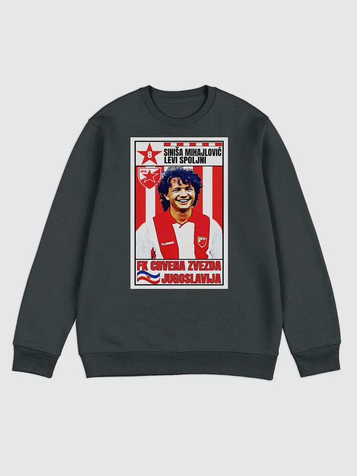 Siniša Mihajlović (FK Crvena Zvezda) #2 Stanley/Stella Unisex Eco Sweatshirt product image (3)