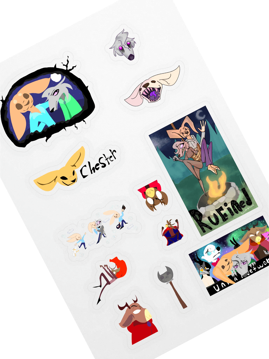 Rueined season 1: Sticker Set product image (1)