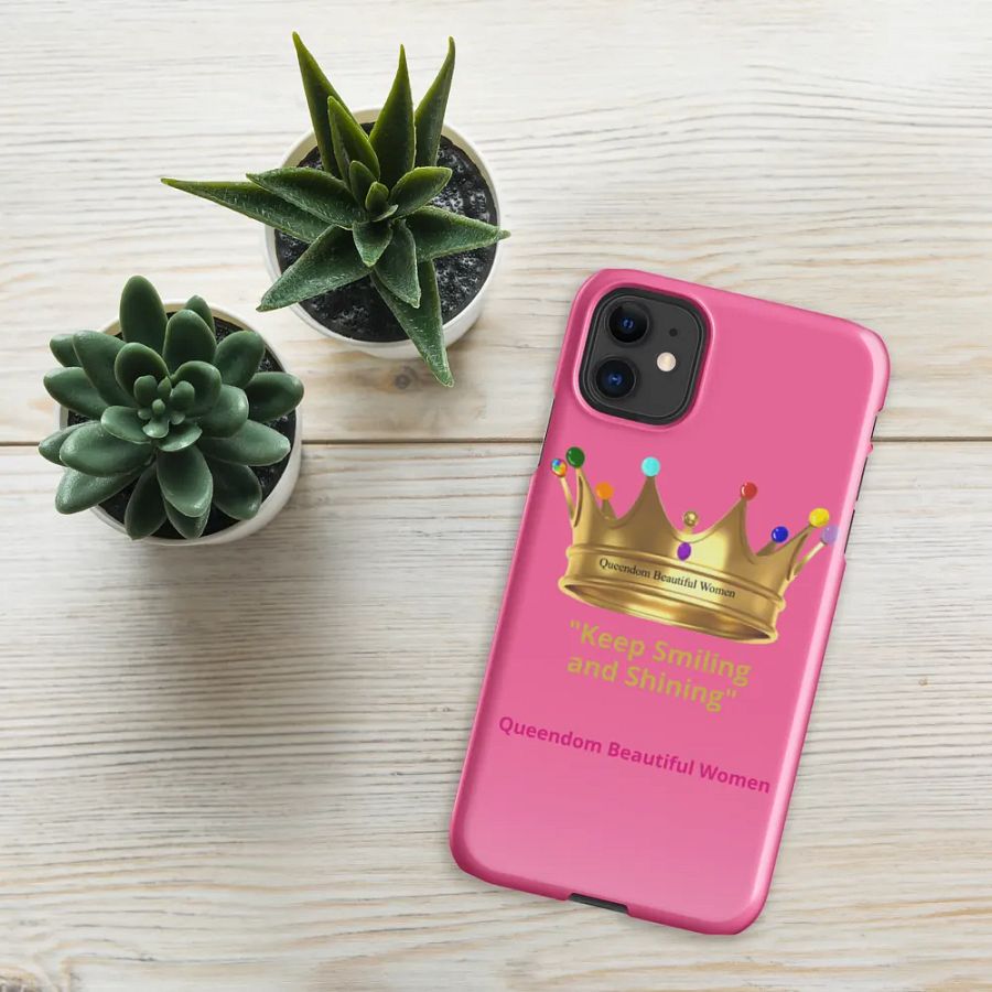 Queendom Beautiful Women iPhone® Snap Case (Pink) product image (5)