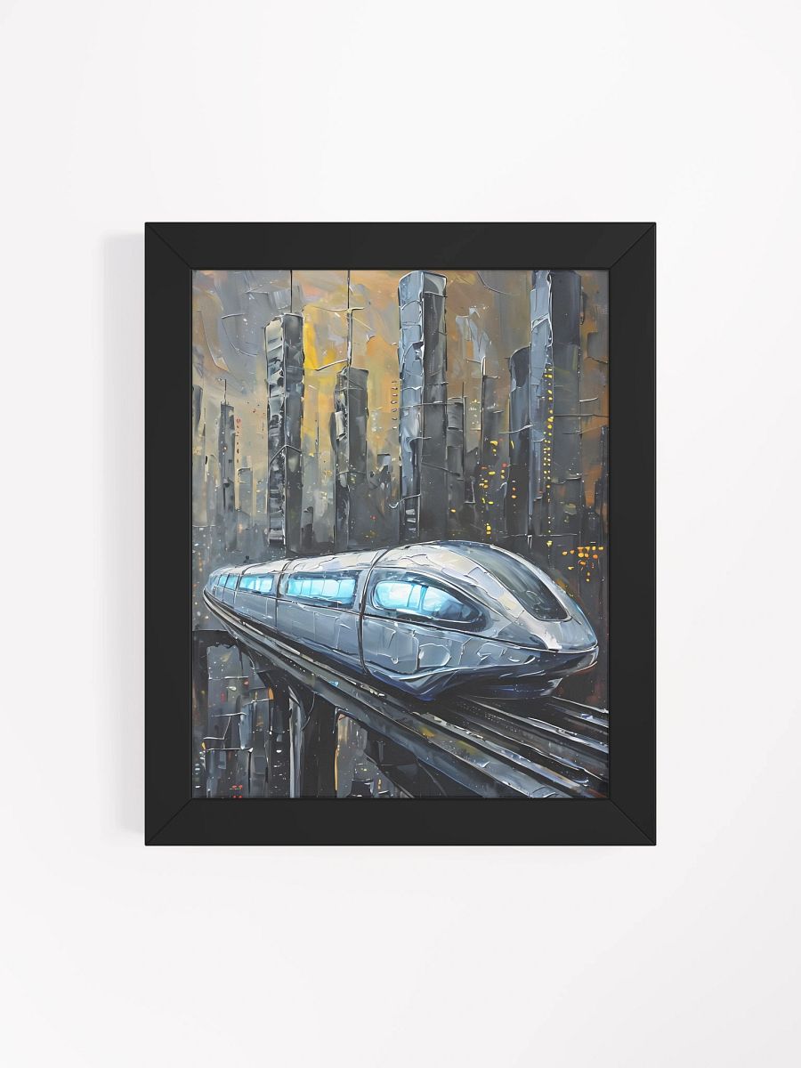 Futuristic Cityscape Framed Poster product image (5)