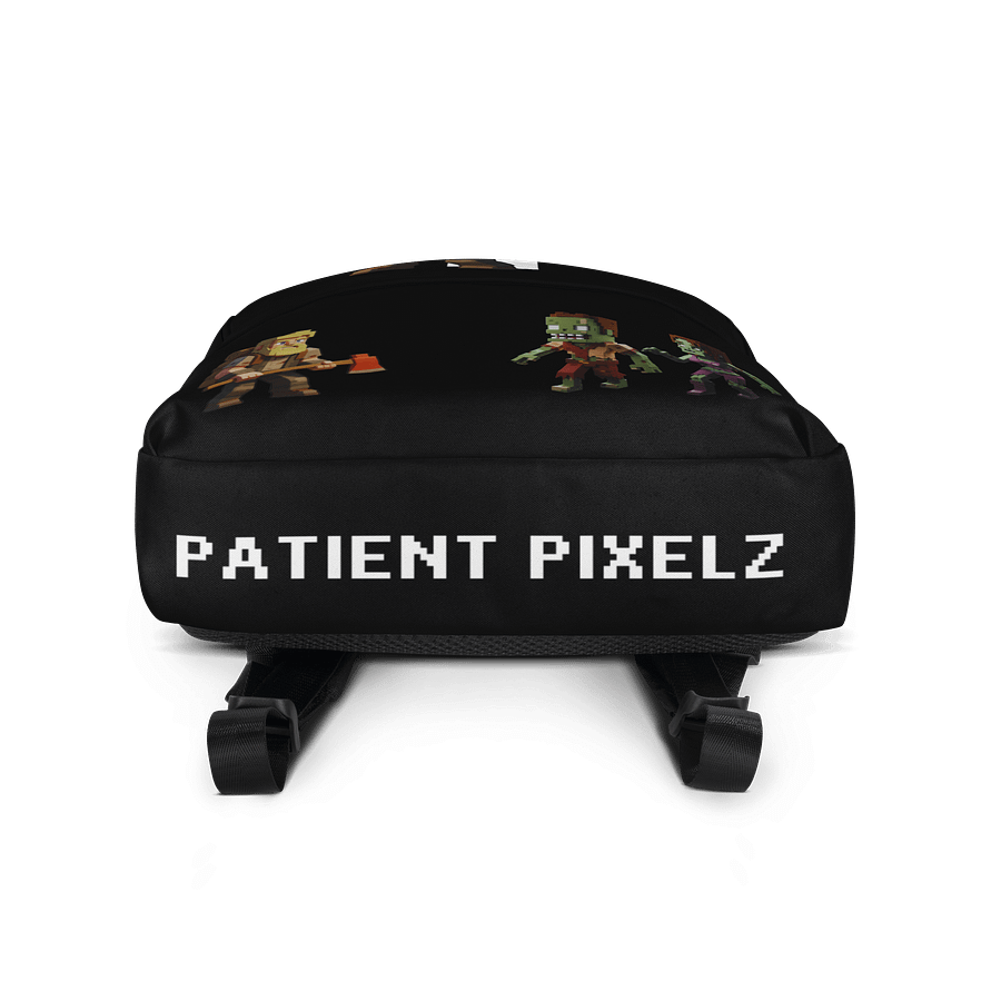 Patient PixelZ All-Over Print Backpack (Black) product image (4)