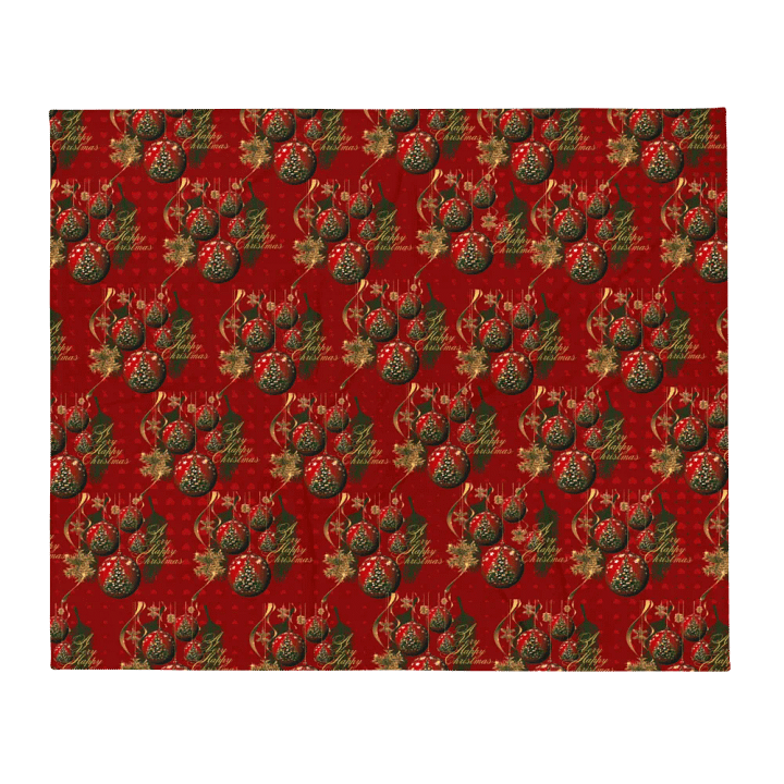 beautiful reds and gold Christmas throw for christmas deco moms frien product image (2)