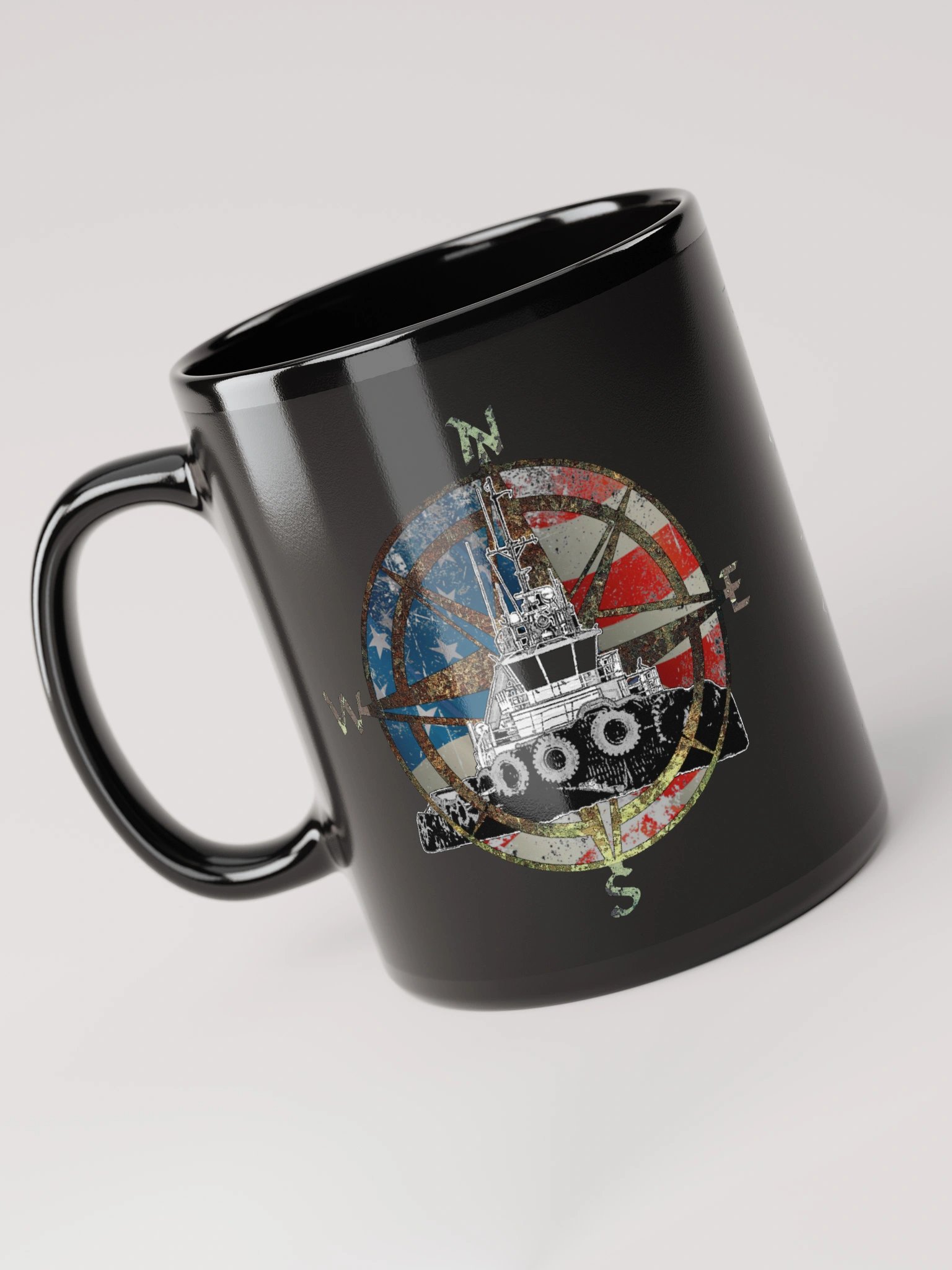 Compass Rose Marshall Foss & Flage Mug 11oz & 15oz product image (3)