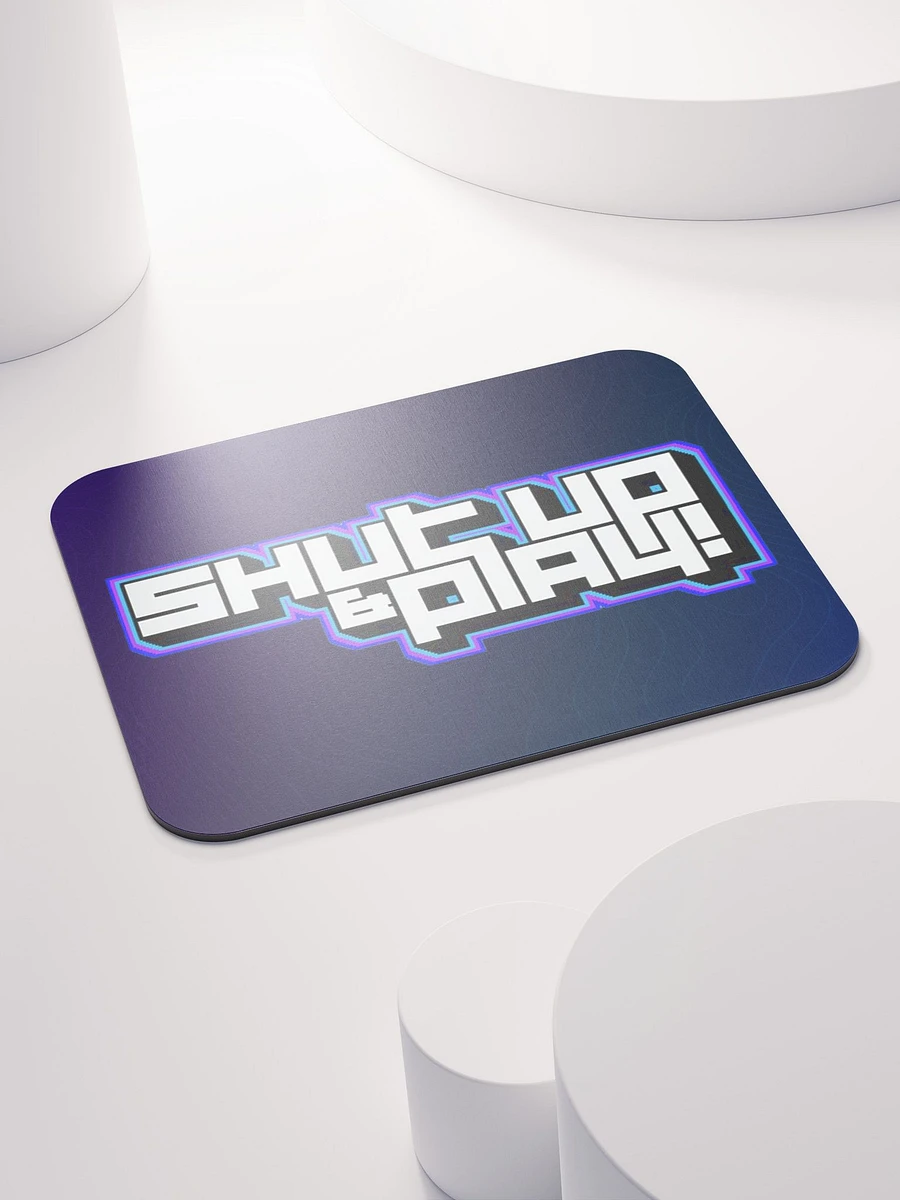 Shut Up & Play - Classic Mousemat (Blue) product image (4)