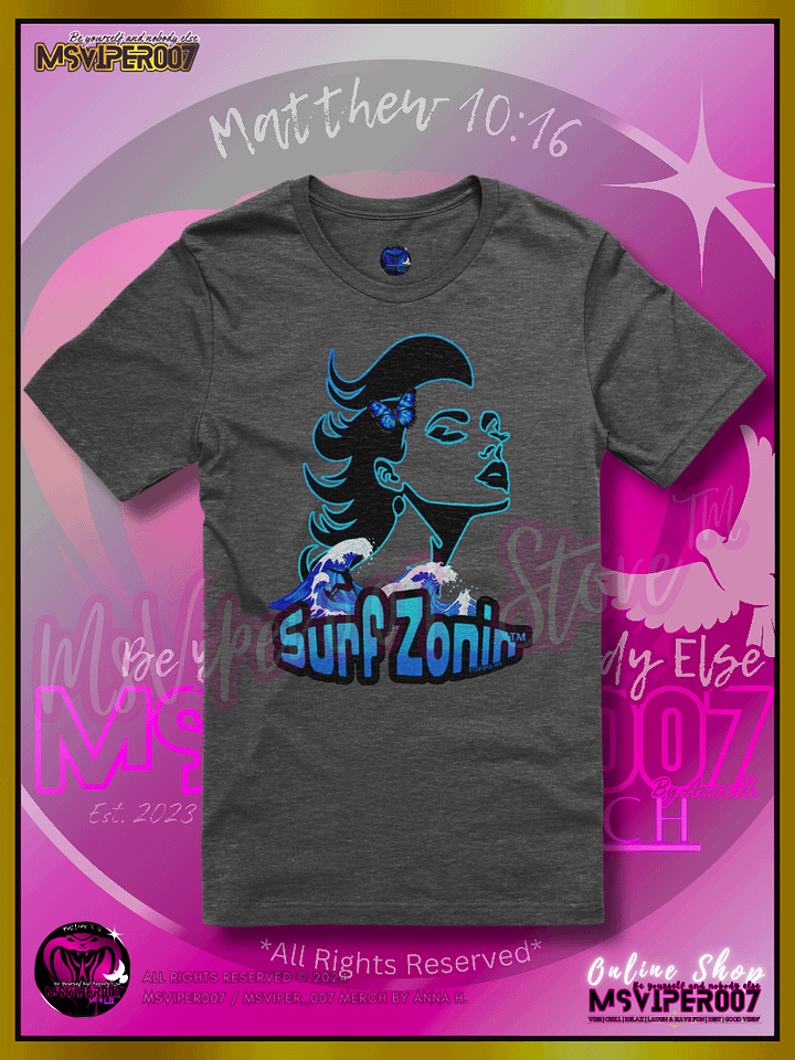T-Shirt - MsViper007's "Surf Zonin™ [h2O oasis blue]" Comfort T-shirt By Anna H. product image (1)