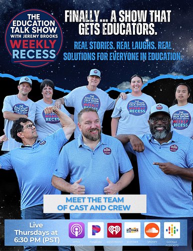 🎬 Meet the Cast & Crew of Weekly Recess!
We’re diving into the hottest topics in education — and yes, we’re serving it with a...
