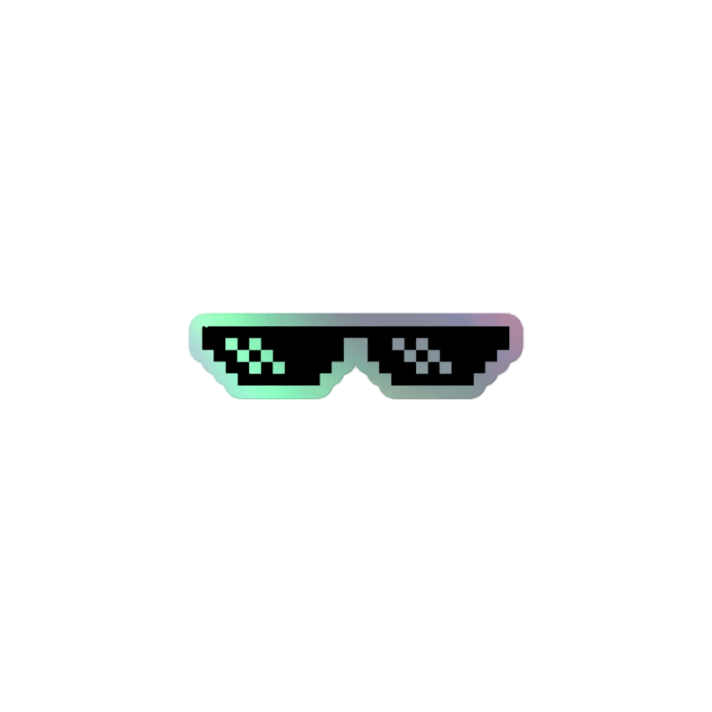 STICKER DE LAS GAFAS THUG LIFE product image (1)