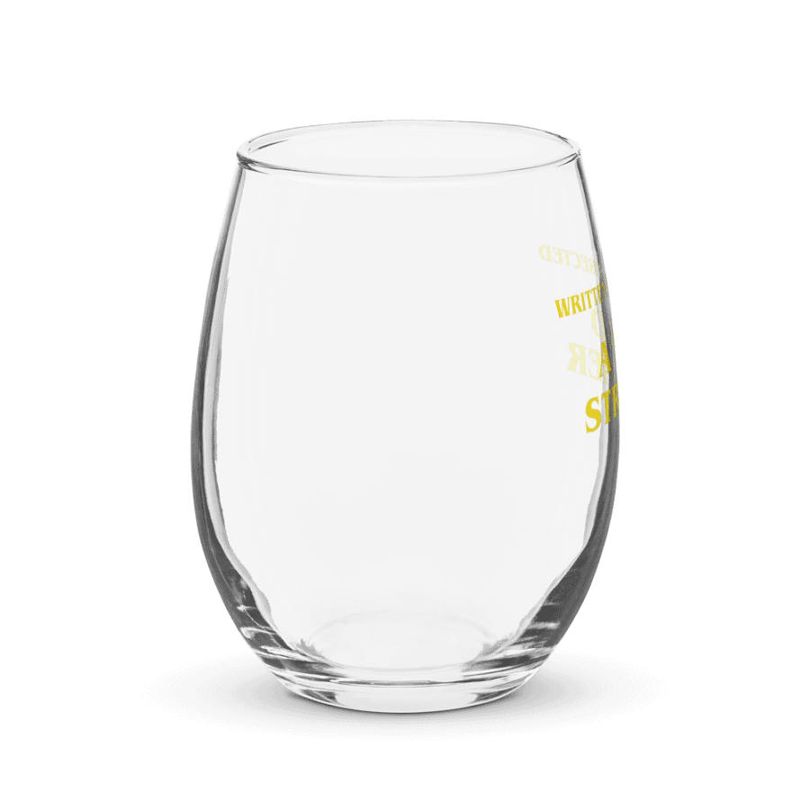 Written and directed by wine glass product image (4)