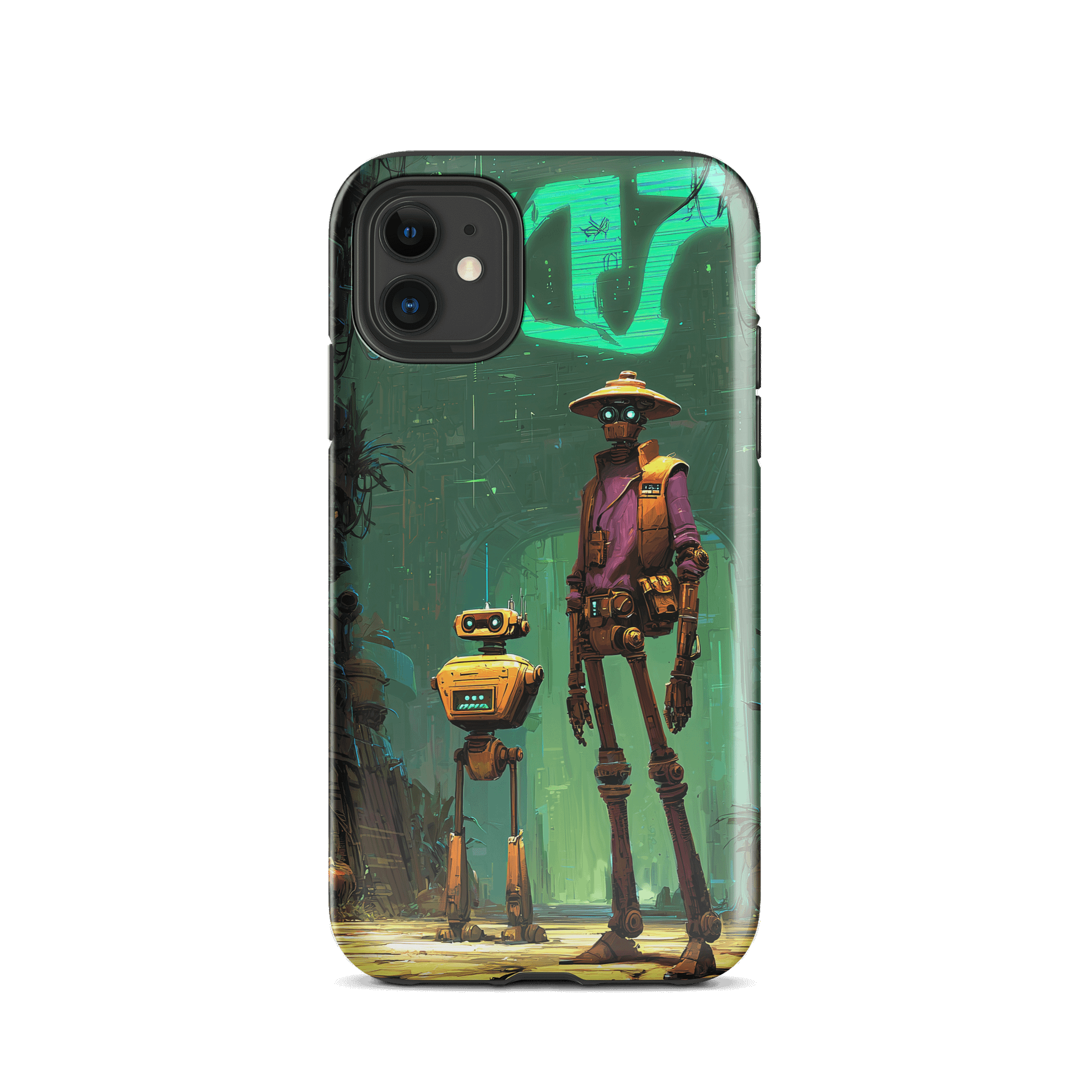 Futuristic Robot Alley iPhone® Tough Case product image (55)