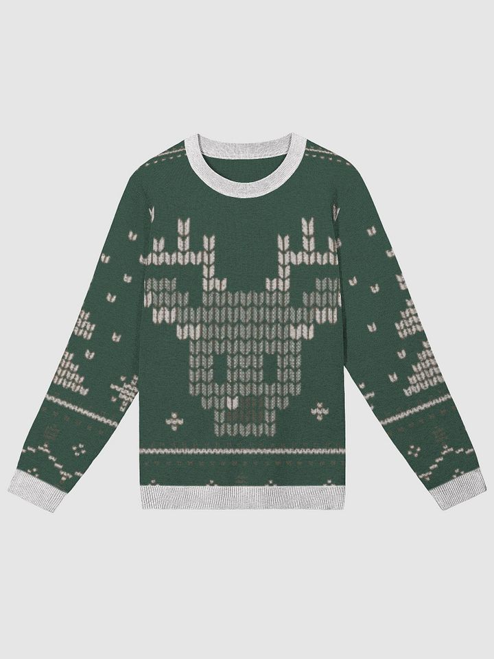 Celestial Green Reindeer Knit Sweater product image (1)
