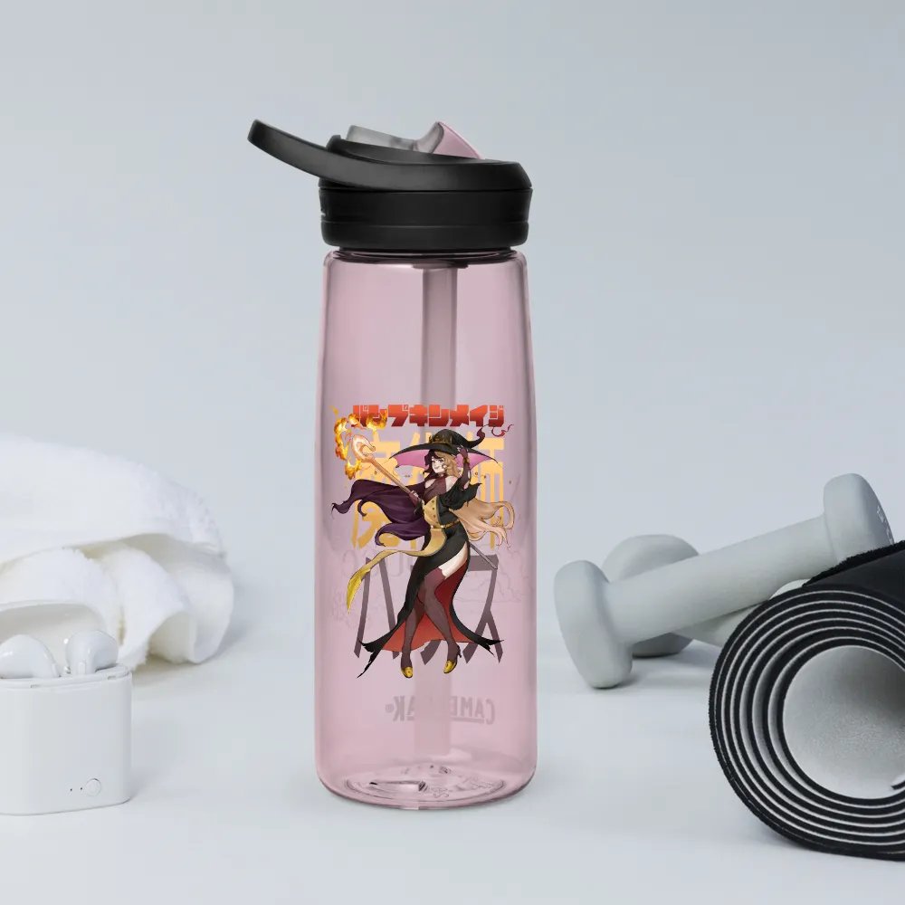 Pumpkin Mage: Goddess of the Gourds - Sports Water Bottle product image (9)