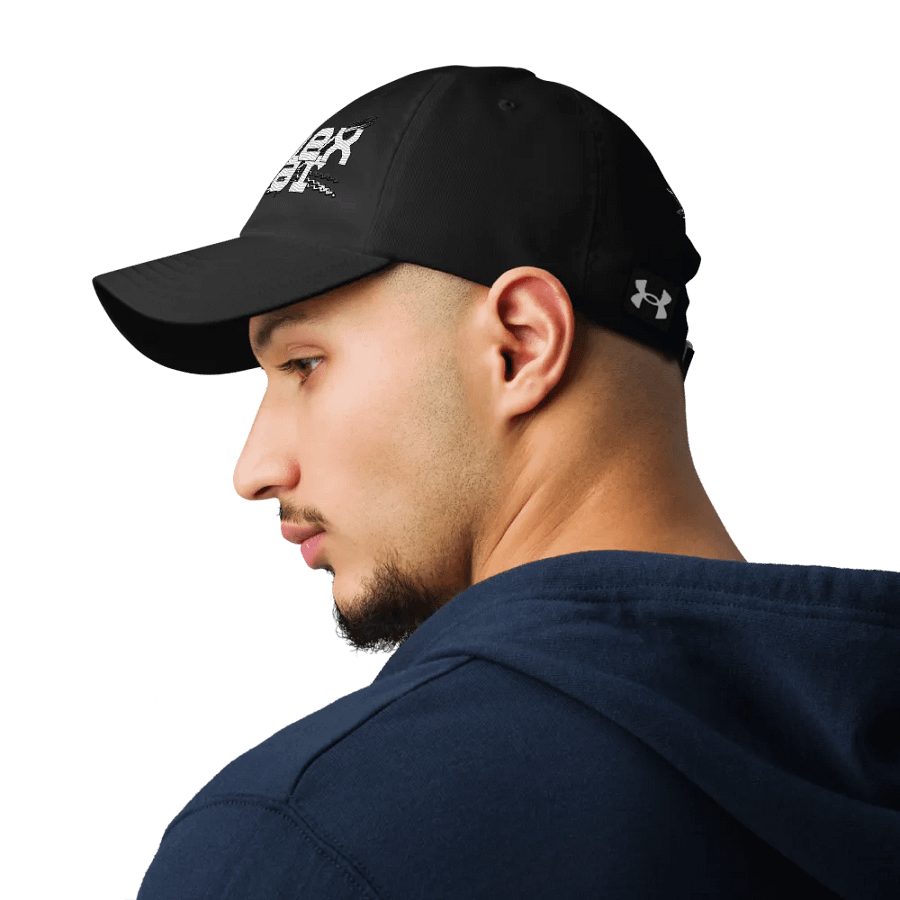 Dad Hat - Embroidered - White HApex Gear White Logo product image (7)