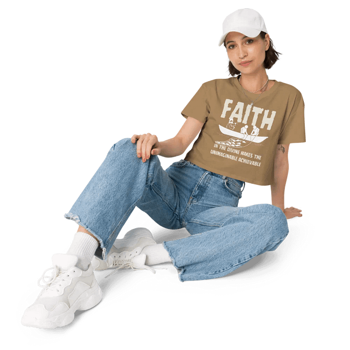 Faith in the Devine Women's Premium Crop Top product image (1)