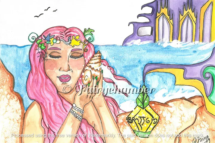 Call Of Atlantis Original Painting product image (1)