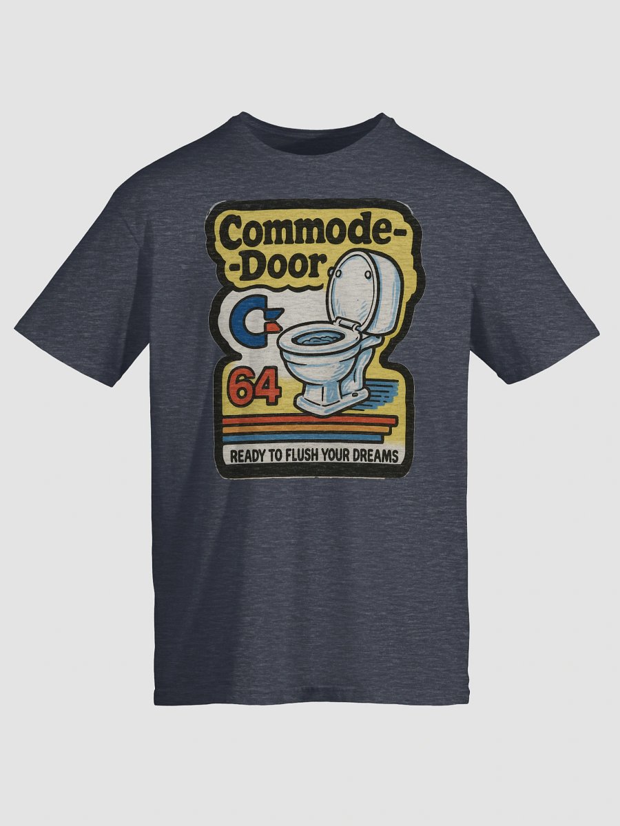 Commode-door 64 (Commodore 64 Parody) T-Shirt product image (15)