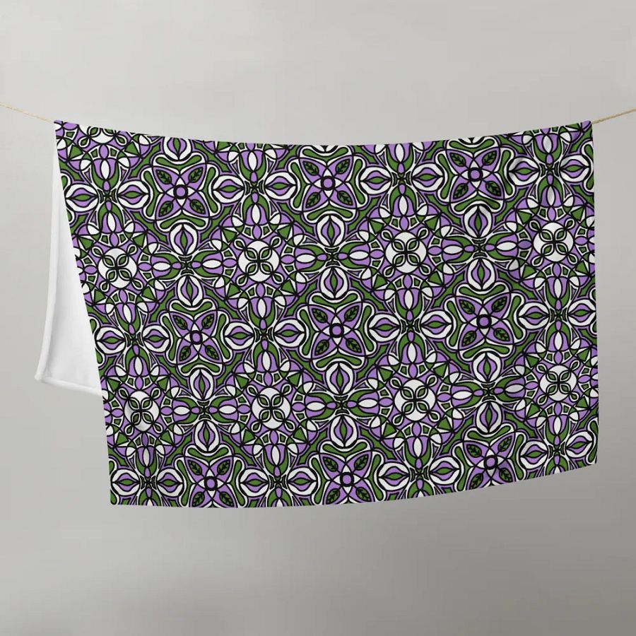 Gender Queer Abstract Cozy Blanket product image (9)