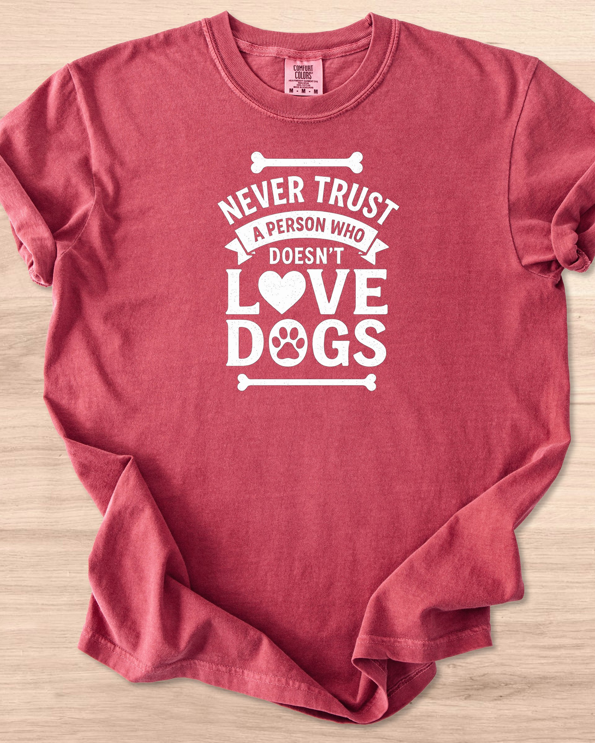 Never Trust A Person Who Doesn't Love Dogs Tee product image (17)