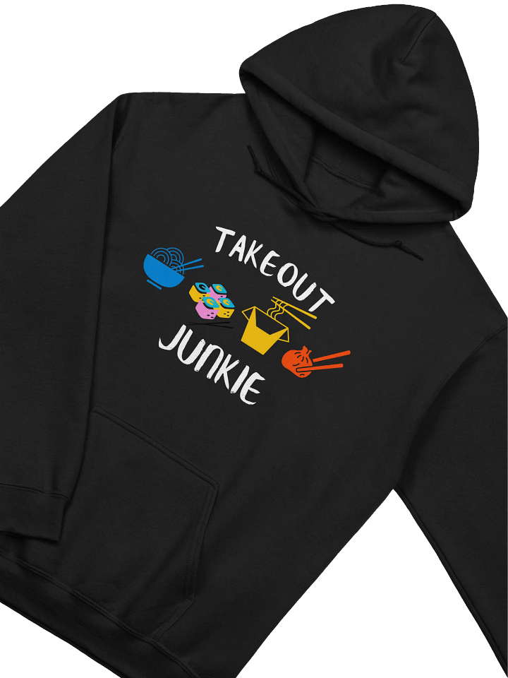 Takeout Junkie - Gildan Classic Hoodie - Dark Colors product image (2)