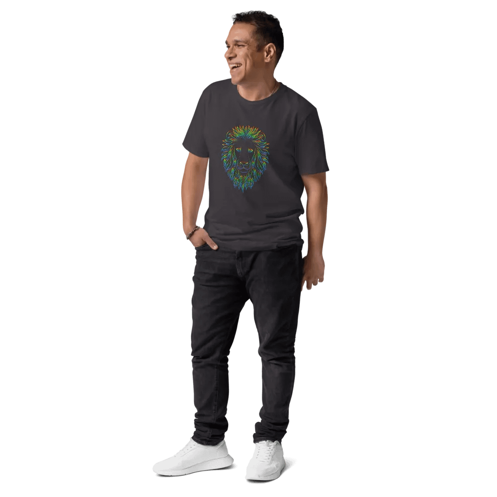 Rainbow Lion Mane Organic Cotton Tee product image (144)