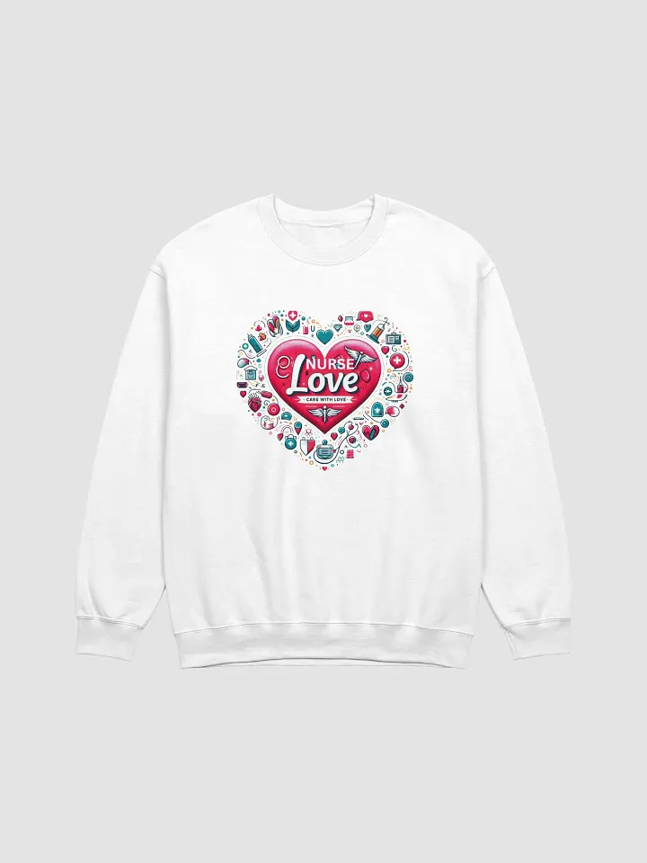 Nurse Love Heartbeat Crewneck product image (2)