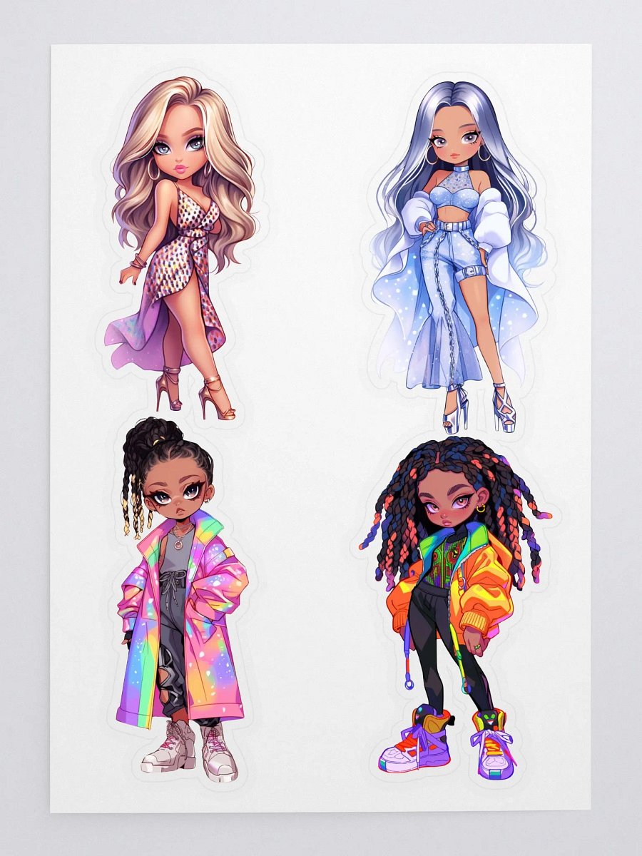Fashionista Fun Sticker Sheet Set product image (3)