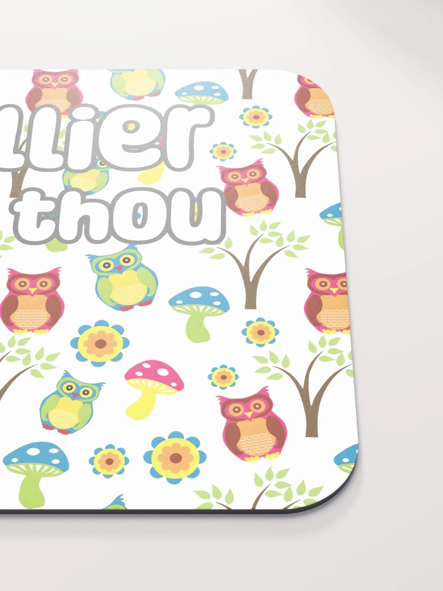 Trollier Than Thou Medium Mouse Mat - owls product image (5)