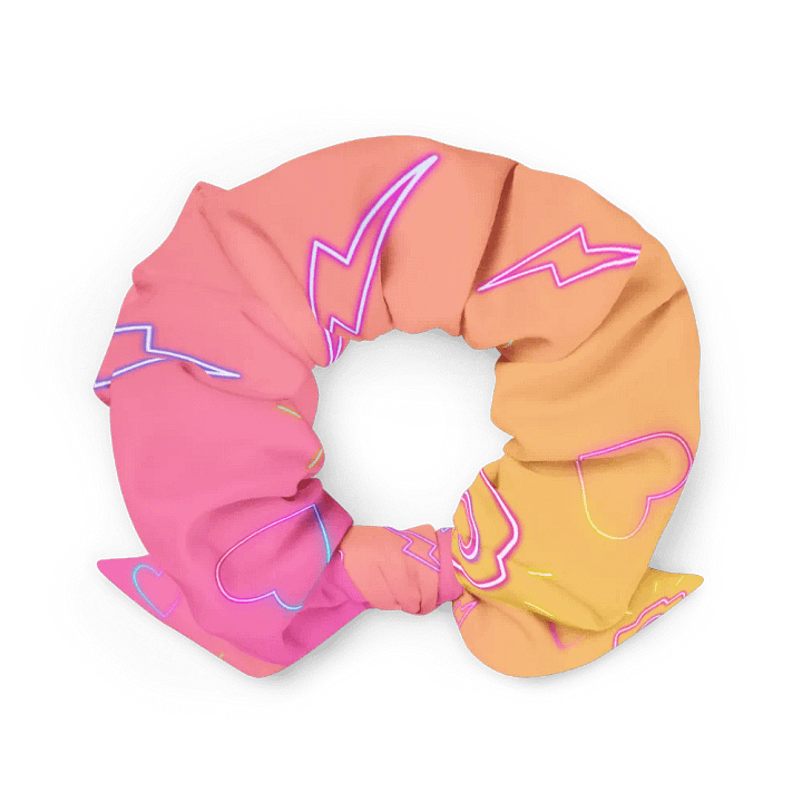 Funky Fotog Scrunchy Pink & Orange Neon product image (2)