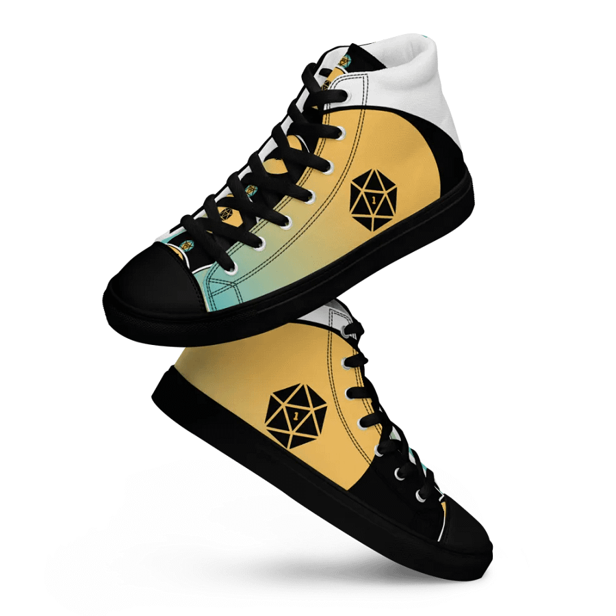 d20 Yin Yang Gradient Hi-Tops product image (7)