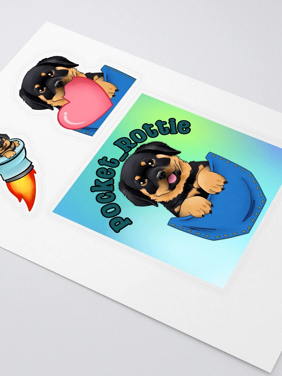 Pocket Rottie Sticker Sheet product image (2)