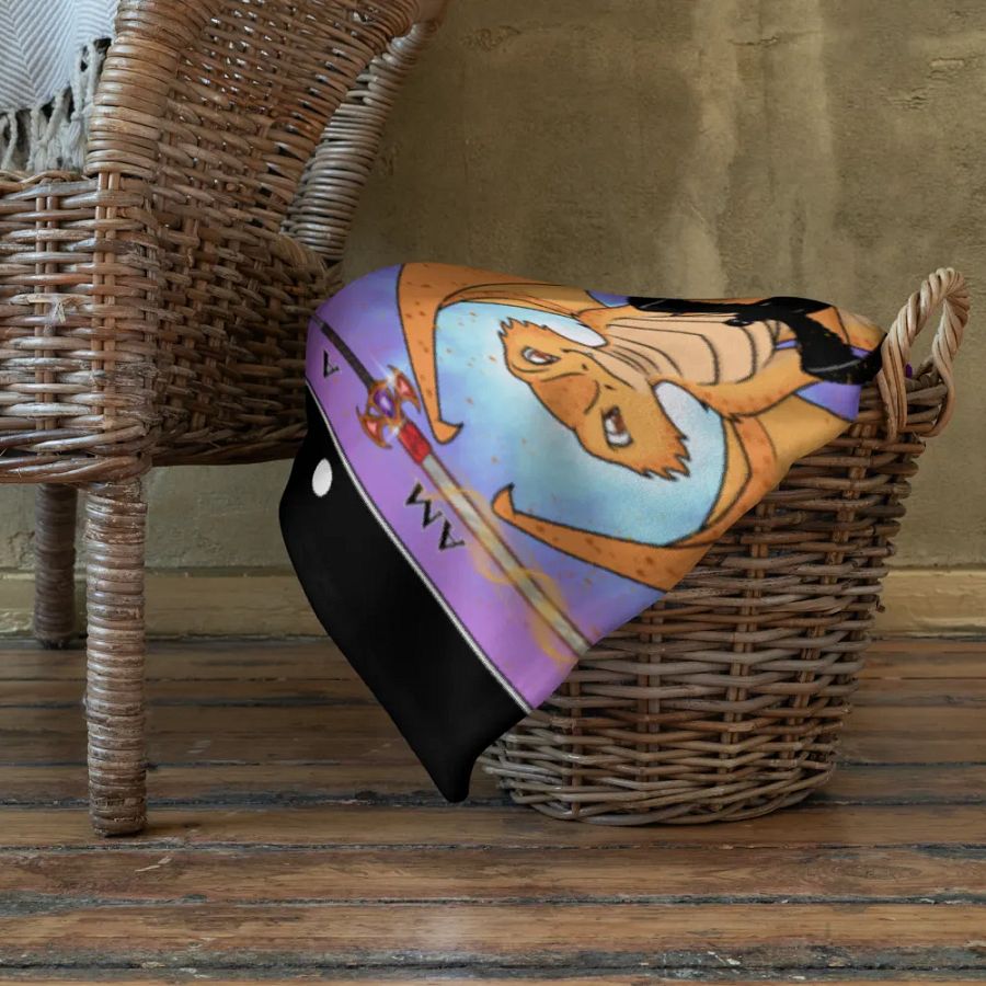 Day of the Dragon Tarot Card Throw Blanket product image (22)