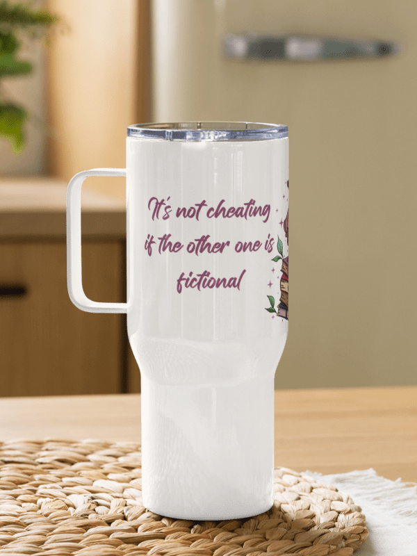 It's not cheating Travel Mug – For Book Lovers Only product image (1)