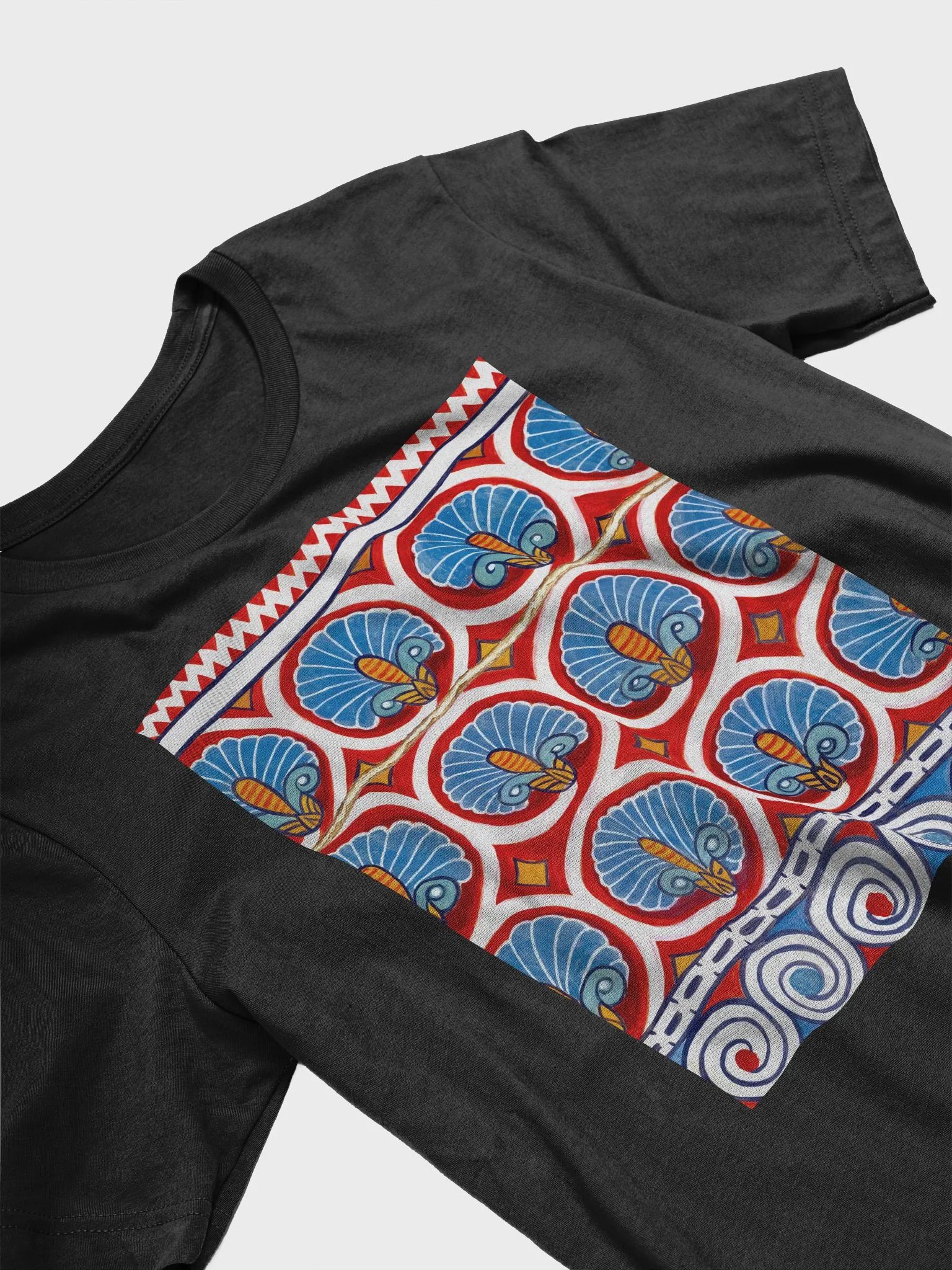 Ceiling Pattern, Tomb of Qenamun Ancient Egypt Art Unisex T-Shirt product image (3)