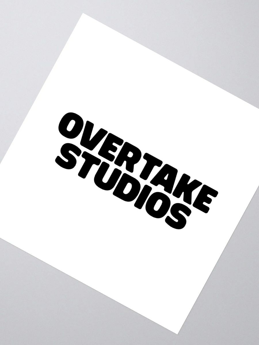 Logo Sticker (White) product image (2)