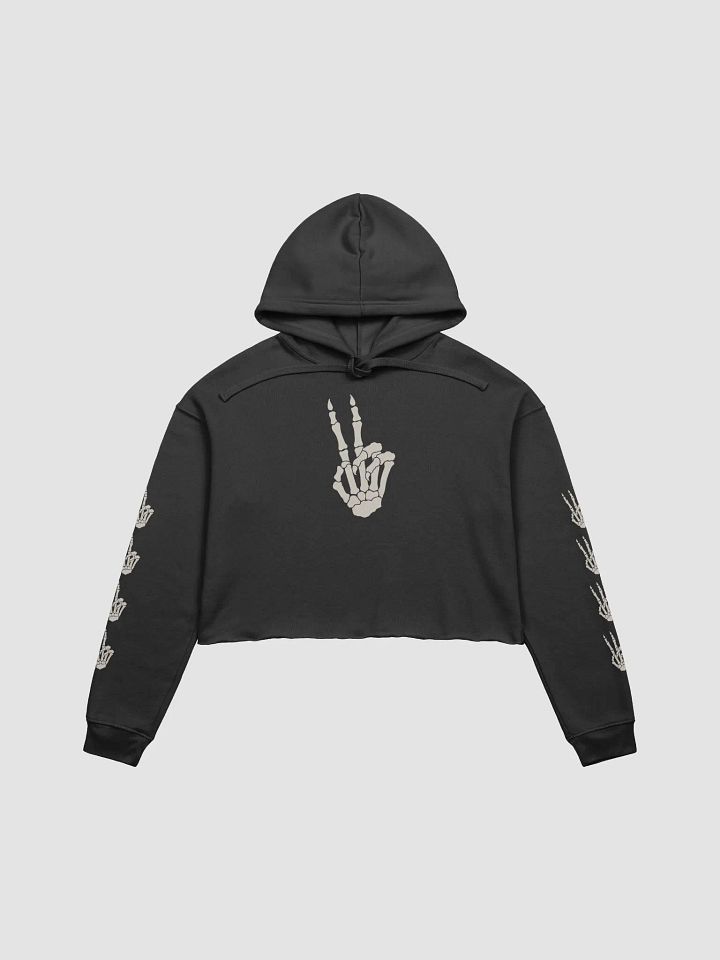Peace Fleece Crop Hoodie product image (1)