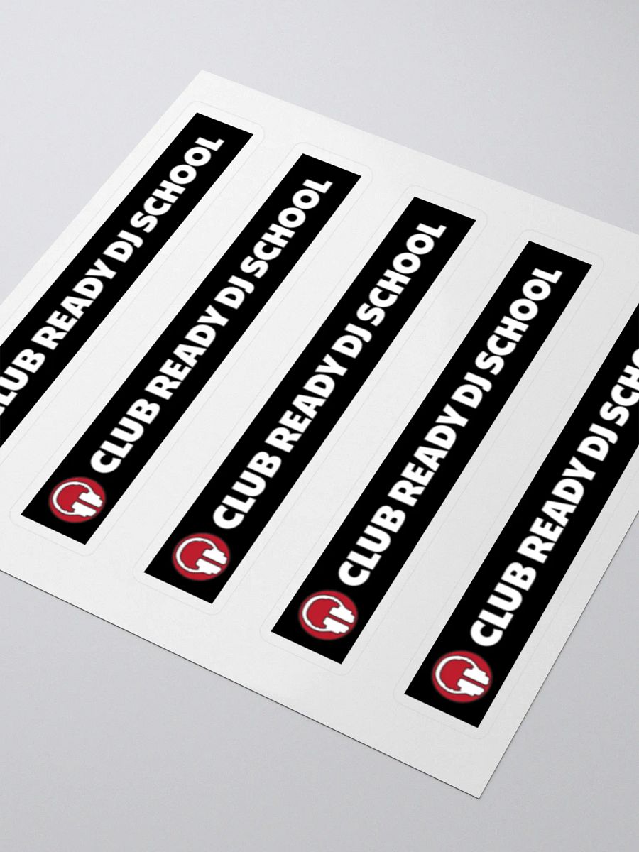 Club Ready DJ School Kiss Cut Stickers product image (3)