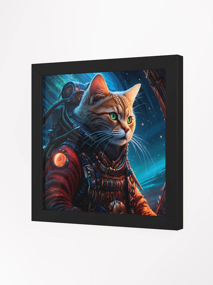 Space Cat Framed Poster product image (2)