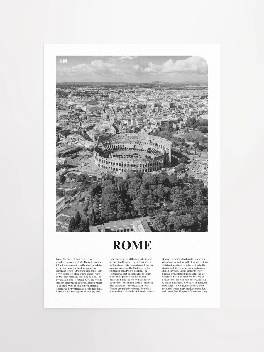 Rome 01 Newspaper Poster product image (13)