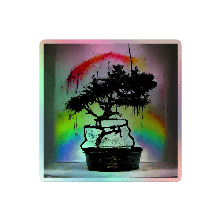 Frozen Bonsai Dream - Holographic Sticker Sheet product image (2)